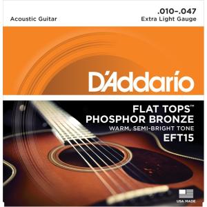 ダダリオ D'Addario EFT15 Flat Top Phosphor Bronze Wound Extra Light アコースティックギター弦｜chuya-online
