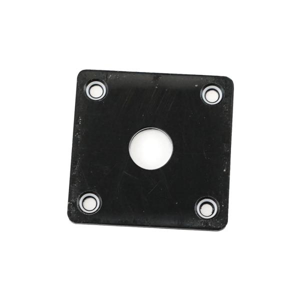 モントルー ギターパーツ レスポール ジャックプレート 59 LPC black 3ply jack...