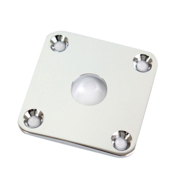 モントルー ギターパーツ レスポール ジャックプレート Jackplate Square Brass...