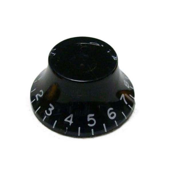 モントルー ギターパーツ ノブ Metric Bell Knob Black No.1356 トップ...