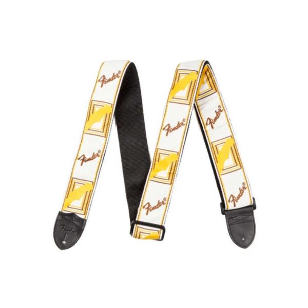 フェンダー Fender 2" Monogrammed Strap White/Brown/Yell...