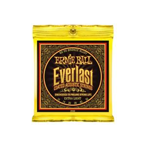 アーニーボール ERNIE BALL 2560 Everlast Coated 80/20 BRONZE ALLOY EXTRA LIGHT アコースティックギター弦｜chuya-online