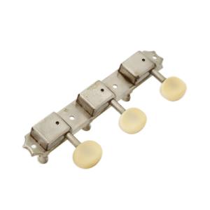 Kluson Deluxe 3連 ギターペグ 2列刻印 3Per Plate PB/Nickel/DR