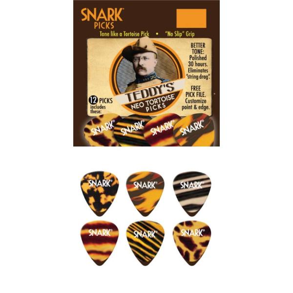 ギターピック 12枚 セット スナーク ヘビー 1.07mm 107NT Neo Tortoise ...