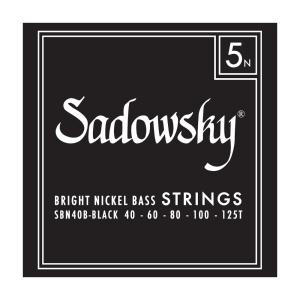 SADOWSKY SBN40B Black ブラックラベル 5弦ベース弦｜chuya-online