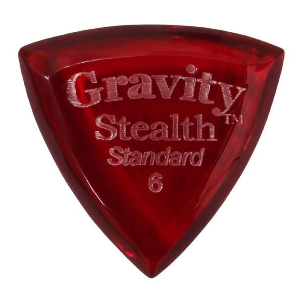 GRAVITY GUITAR PICKS Stealth -Standard- GSSS6P 6.0...