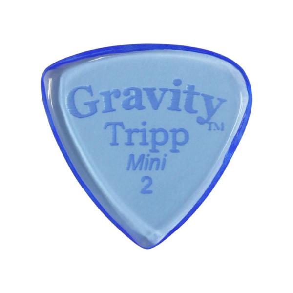 GRAVITY GUITAR PICKS Tripp -Mini- GTRM2P 2.0mm Blu...
