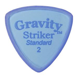 GRAVITY GUITAR PICKS Striker -Standard Master Finish- GSRS2M 2.0mm Blue ギターピックの商品画像