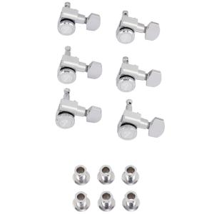 フェンダー ギターペグ Locking Stratocaster/Telecaster Tuning Machines ポリッシュドクローム Fender｜chuya-online