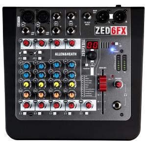 ALLEN&HEATH ZED-6FX アナログミキサー（ZED6FX/X）｜chuya-online