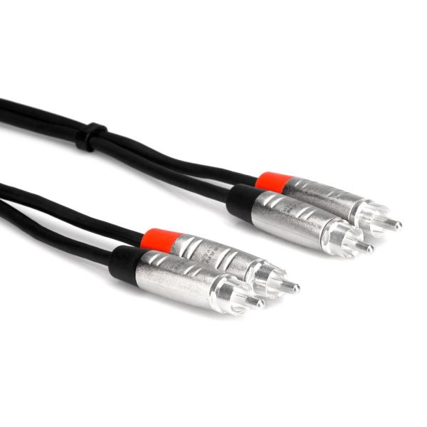 オーディオケーブル 6M RCA Hosa HRR-020X2 6m RCAオスx2-RCAオスx2...