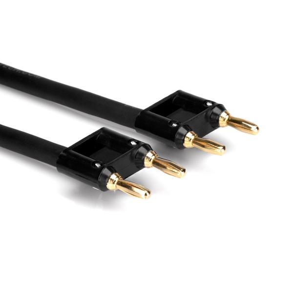 スピーカーケーブル 7.6m Hosa ホサ SKJ-625BB デュアルバナナプラグ-デュアルバナ...