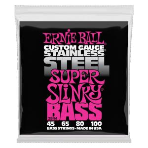 アーニーボール ERNIE BALL 2844/Stainless Super Slinky Bas...