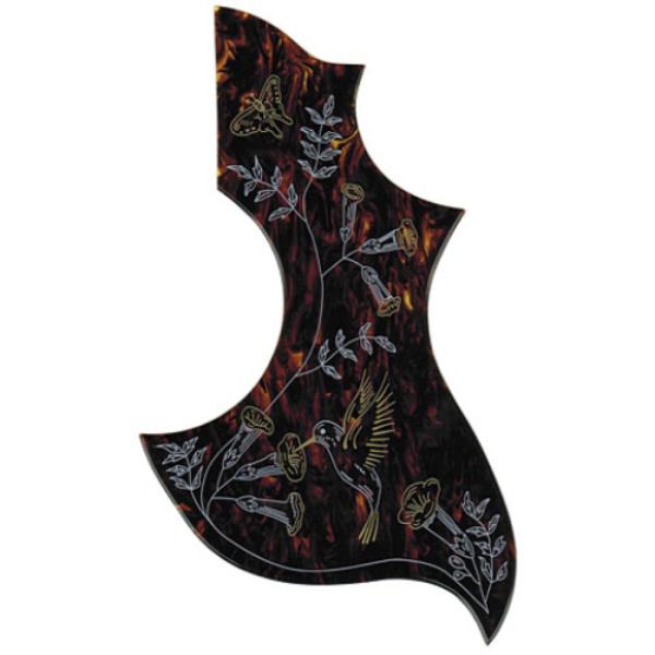 Birdland ハミングバードSP アクリル インレイ 彫刻入り ピックガード