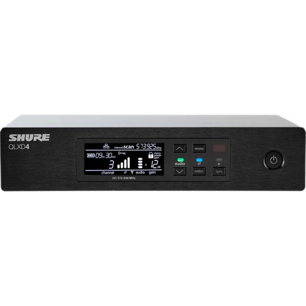 SHURE QLXD4J-JB ワイヤレスシステム ダイバーシティ受信機
