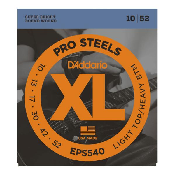 D'Addario EPS540 Light Top/Heavy Bottom 010-052 エレ...