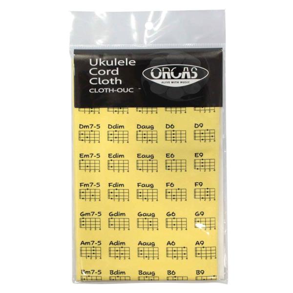 オルカス ウクレレ用 ケアクロス コード表をプリント ORCAS CLOTH-OUC UKULELE...