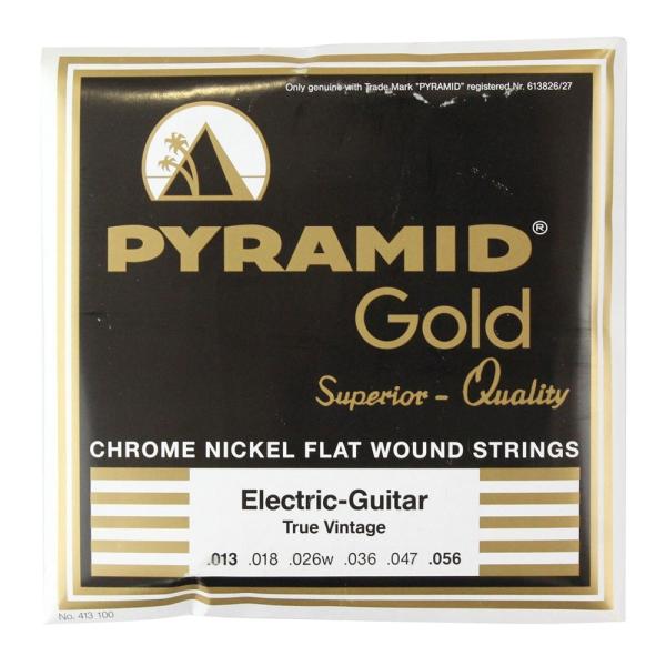 PYRAMID STRINGS EG Gold 013-056 chrome nickel flat...