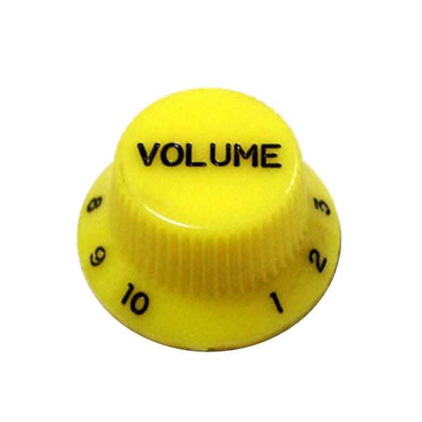 Montreux Strat Volume Knob Inch Yellow No.8795 ギター...
