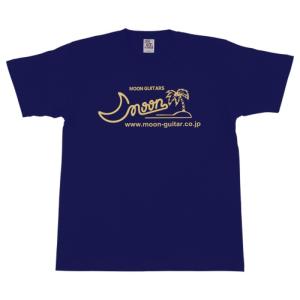 Moon ムーン T-shirt Navy Blue Mサイズ Tシャツ 半袖 ネイビーブルー｜chuya-online