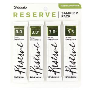 D'Addario Woodwinds/RICO LDADSPRETS30 レゼルヴ テナーサックス リード サンプラーパック [3.0 3.0+ 3.0+ 3.5]｜chuya-online