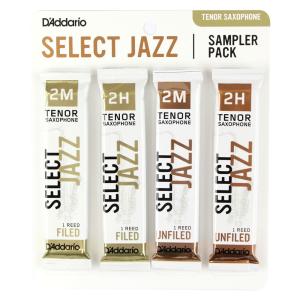 D'Addario Woodwinds/RICO LDADSPJZSTS2M ジャズセレクト テナーサックス リード サンプラーパック
