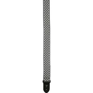 Perri’s TWS-6547 2" Nylon Webbing BLK ＆ WHT CHECKER ギターストラップ｜chuya-online