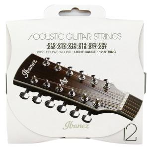 アイバニーズ 12弦 アコースティックギター弦 IACS12C Light 80/20 Bronze コーテッド 12弦ギター用 アコギ弦 IBANEZ イバニーズ｜chuya-online