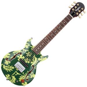 Lap Axe EXMH Black Semi Gloss Gold エレキギター トラベルギター