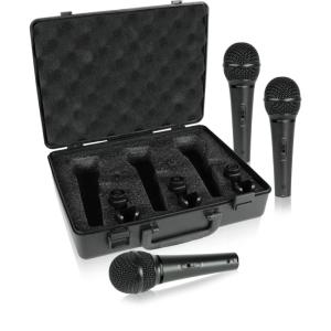 マイク ベリンガー BEHRINGER XM1800S ULTRAVOICE Black 3本セット ボーカル用ダイナミックマイク ボーカルマイク｜chuya-online