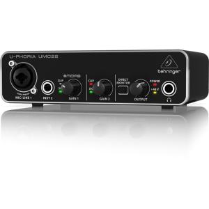 BEHRINGER UMC22 U-PHORIA オーディオインターフェース