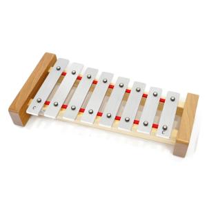 ゼンオン 卓上 鉄琴 グロッケン 226Z ばち付き 全音 音楽授業 教材