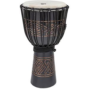 LP LP713LB WORLD BEAT WOOD ART LARGE DJEMBE BLACK ジャンベ : chuya
