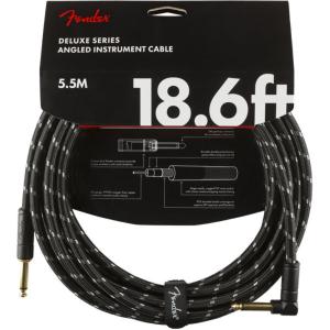 フェンダー Fender Deluxe Series Instrument Cables SL 18.6' Black Tweed ギターケーブル ギターシールド