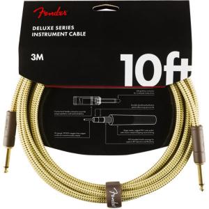 フェンダー Fender Deluxe Series Instrument Cables SS 10' Tweed ギターケーブル ギターシールド｜chuya-online