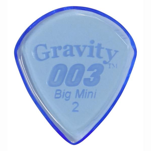 GRAVITY GUITAR PICKS G003B2P 003 XL BigMini 2.0mm ...