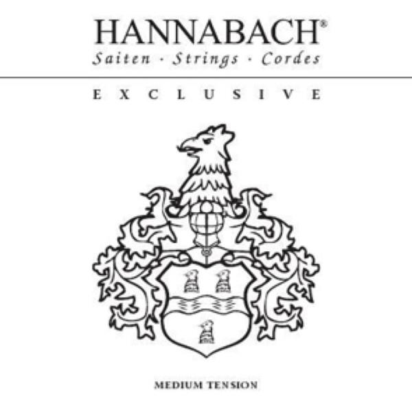 ハナバッハ クラシックギター弦 1セット HANNABACH EXCLUSIVE MT ミディアムテ...
