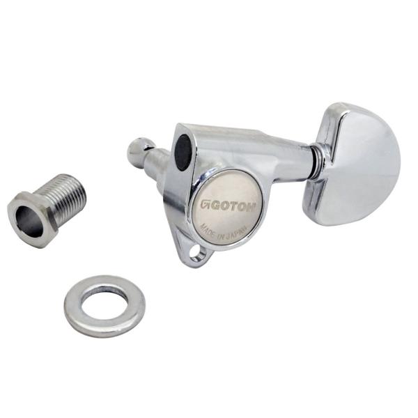 スカッド ギターペグ 05182C-BL 6弦側 グローバータイプ クローム バルク ペグ SCUD