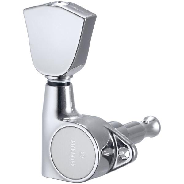 スカッド ギターペグ 05192C-BL 6弦側 ロトマチックタイプ キーストーンノブ クローム バ...