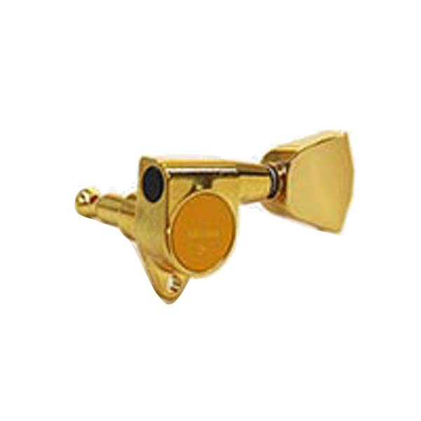 スカッド ギターペグ 05192G-BL 6弦側 ロトマチックタイプ キーストーンノブ ゴールド バ...