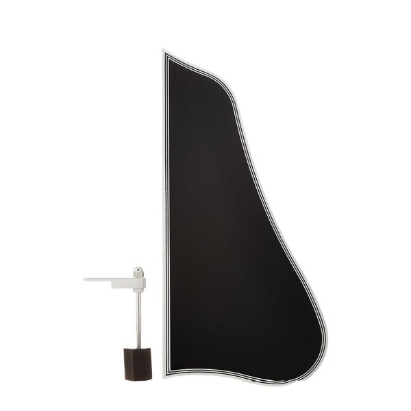 SCUD ATPGB-S アーチトップギター用 ピックガード スモール ブラック ニッケル ブラケッ...