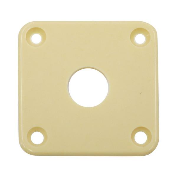 スカッド ギタージャックプレート P-100I アイボリー サイドジャックプレート ギターパーツ S...