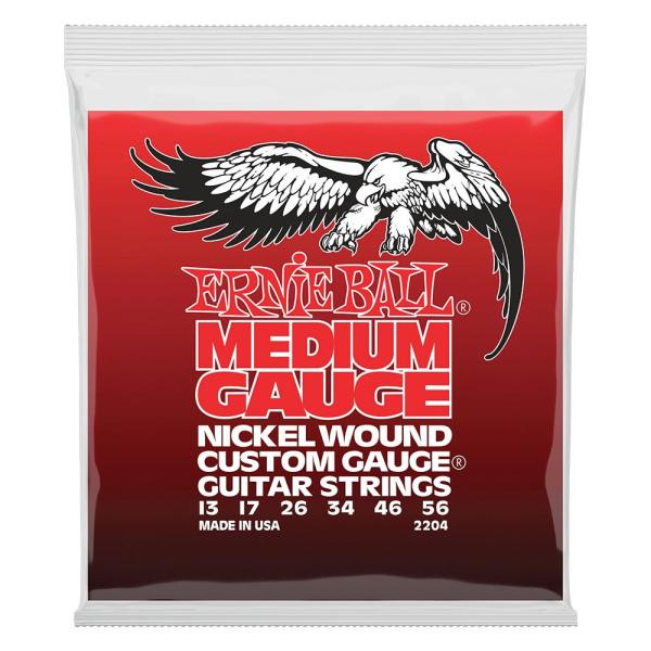 アーニーボール ERNIE BALL 2204 Medium Nickel Wound w/ wou...