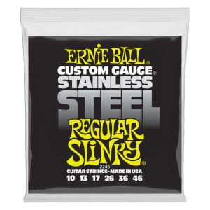 ERNIE BALL 2246 Regular Slinky Stainless Steel Wound 10-46 Gauge エレキギター弦