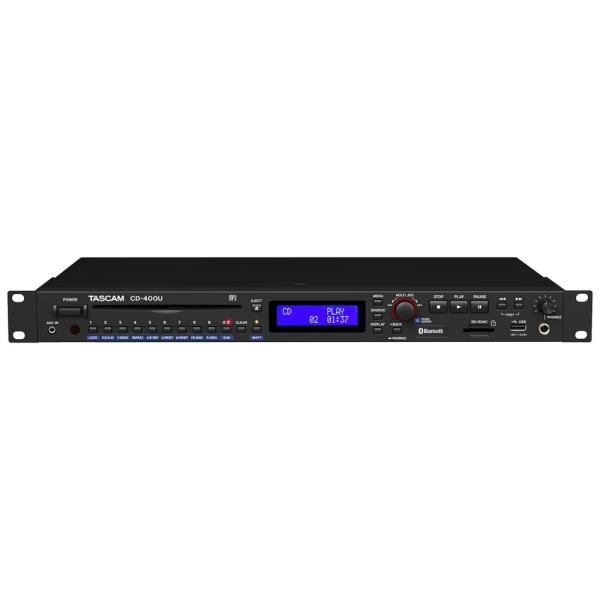 TASCAM CD-400U Bluetooth/AM・FMチューナー搭載 CD/SD/USBプレー...