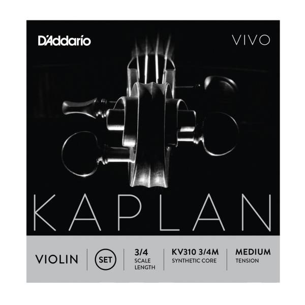 ダダリオ バイオリン 弦 セット 3/4 スケール KV310 3/4M Kaplan Vivo V...