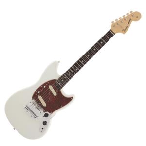 Fender Japan◇エレキギター/ムスタングタイプ/白系/2S/MG69-65