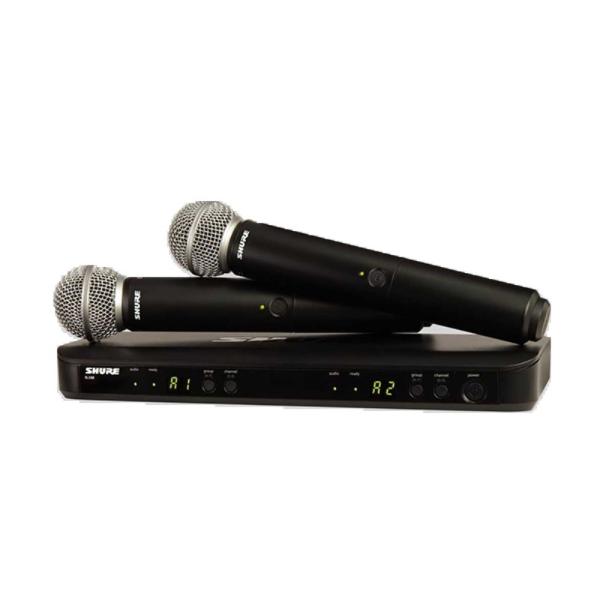 シュアー ワイヤレスマイク SHURE BLX288/SM58 デュアルチャンネル ハンドヘルド型 ...