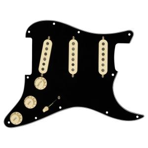 Fender Pre-Wired Strat Pickguard Custom Shop Texas Special SSS Black  配線済み ピックアップセット｜chuya-online