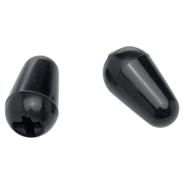 フェンダー Fender Stratocaster Switch Tips Black スイッチチッ...